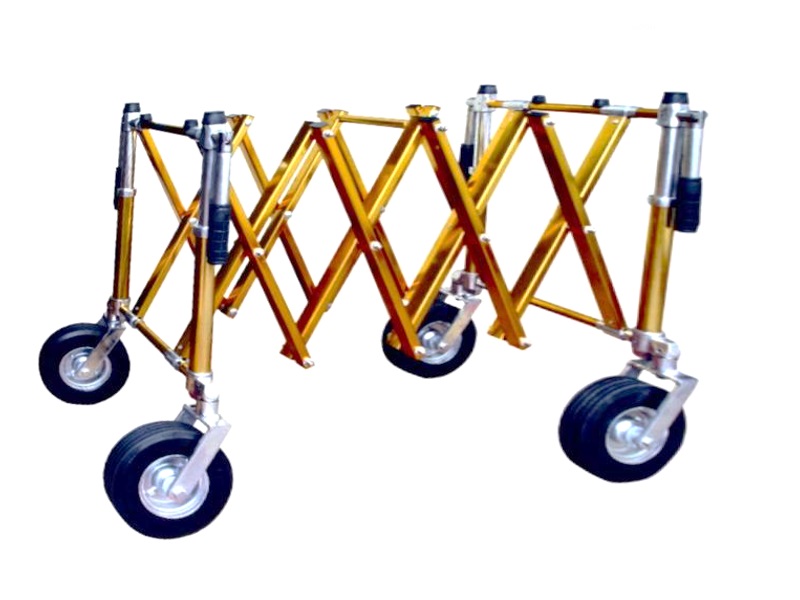 Coche Plegable Dorado con Brazos y Llanta Todo Terreno