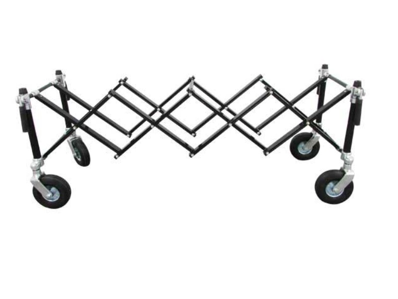 Coche Plegable con Brazos Llanta Balón Negro