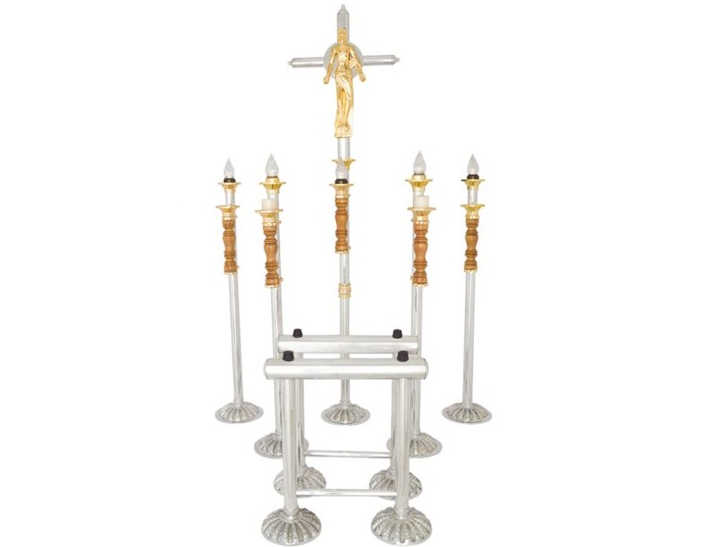 Juego de Candelabro Veneciano Combinado