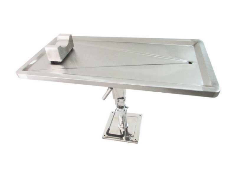 Mesa de Tanatopraxia - Medidas especiales con cabecero