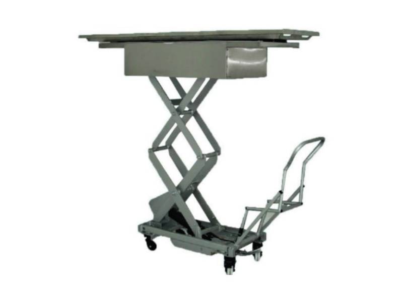 Mesa hidráulica doble uso